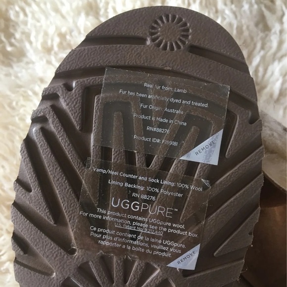 UGG Mini Bailey Fluff Buckle Boots - Picture 6 of 9